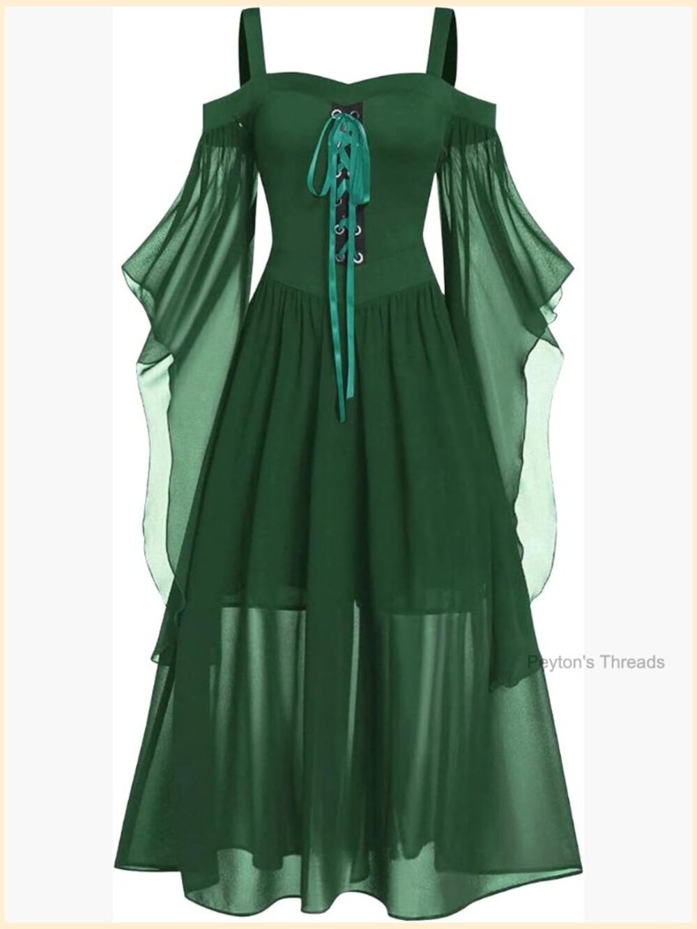 Plus Size Renaissance Gothic Witch Dress Victorian Gown